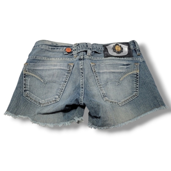 Carmin Shorts Size 28 W31" x L4" Women's Carmin Cut Off Denim Shorts Jean Shorts - Picture 3 of 11
